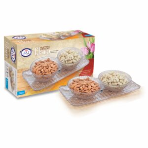 Clara Platter 3pc Set (Tray With 2 Bowls )